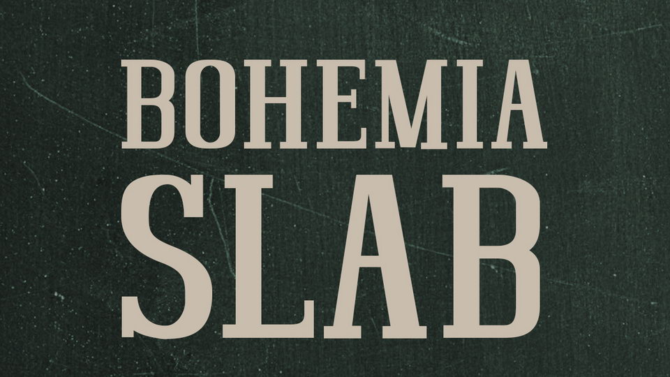 

Bohemia Slab: A Truly Unique Slab Serif Font for All Types of Design Projects