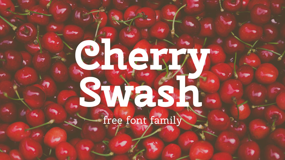 

Cherry Swash: A Modern Slab-Serif Typeface That Stands Out With Its Sophisticated Swash Capitals
