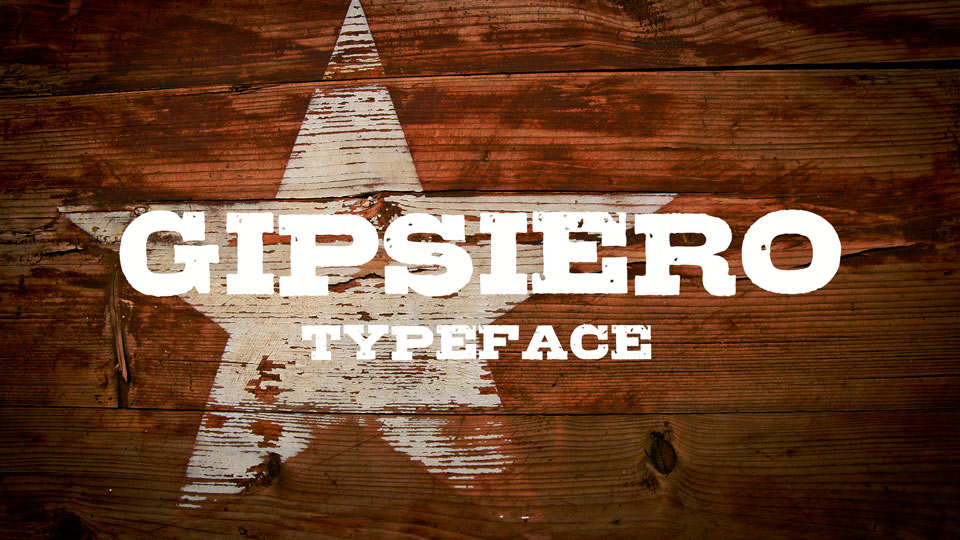 

Gipsiero: A Grunge Font Family with a Dirty, Distressed Look