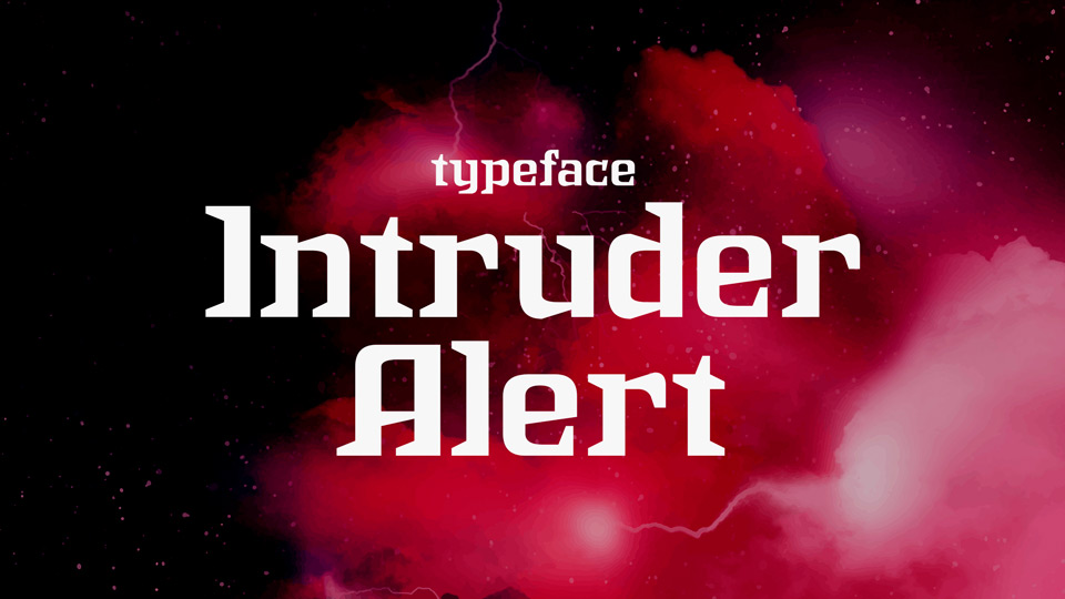 

Intruder Alert Font: A Powerful and Dynamic Typeface to Protect the Boundaries of Your Creative Projects