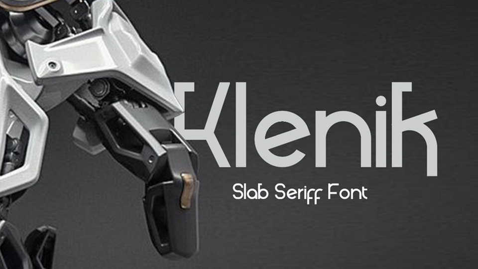 

Klenik: An Incredibly Versatile Geometric Slab Serif Font