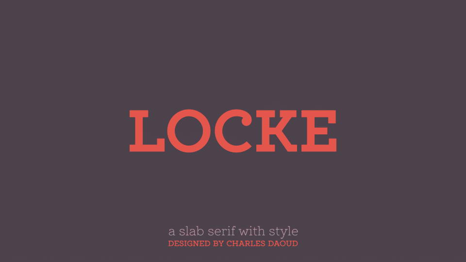 
Locke: A Stylish Slab Serif Font with 6 Weights and Multi-Language Support