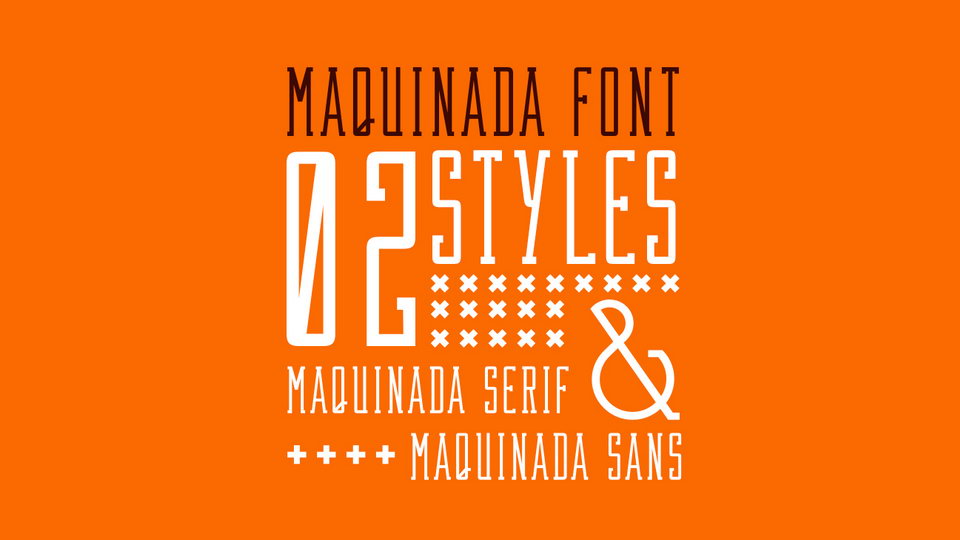 

Maquinada: A Versatile Font for Creative Projects