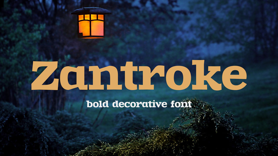 

Zantroke Font: A Powerful, Visually Striking Font with a Full Suite of Characters