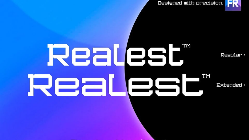 Realest™: A Modern Slab Serif Font with Mathematical Precision